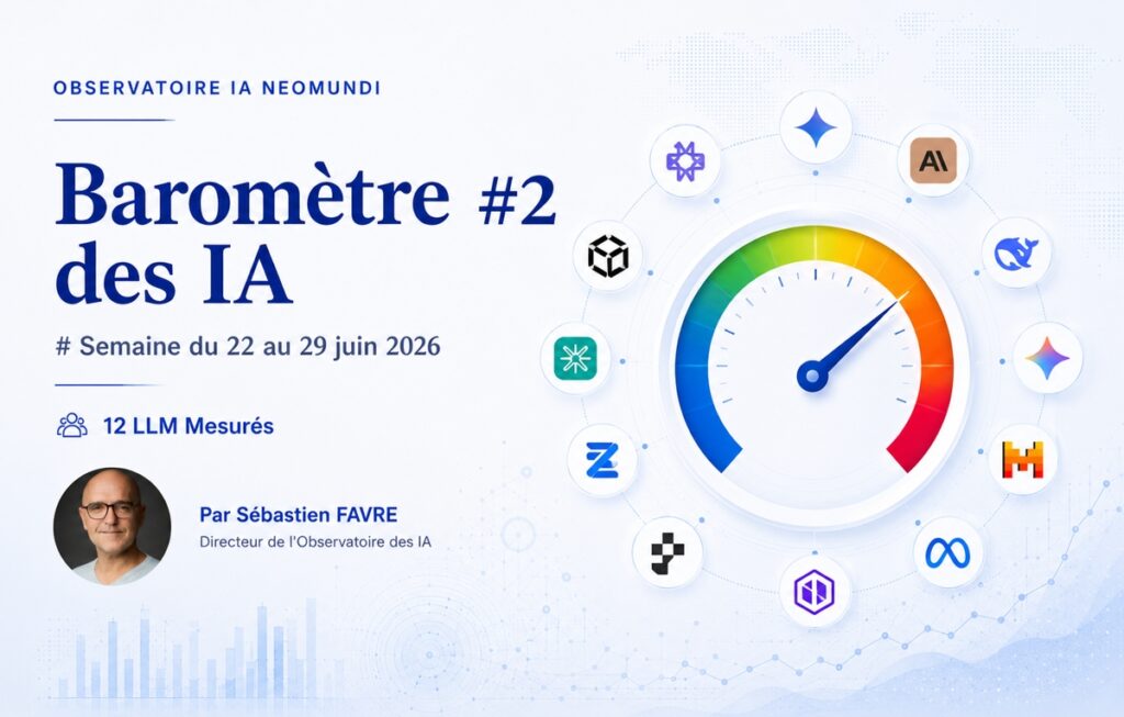 Baromètre des IA NeoMundi #2 semaine 26 de juin 2026