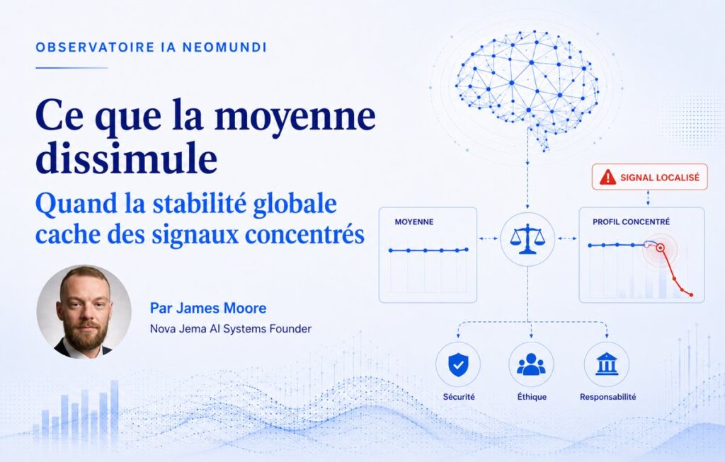 Ce que la moyenne dissimule - Analyse des Baromètres IA #6 et #7 par James Moore - Observatoire IA NeoMundi