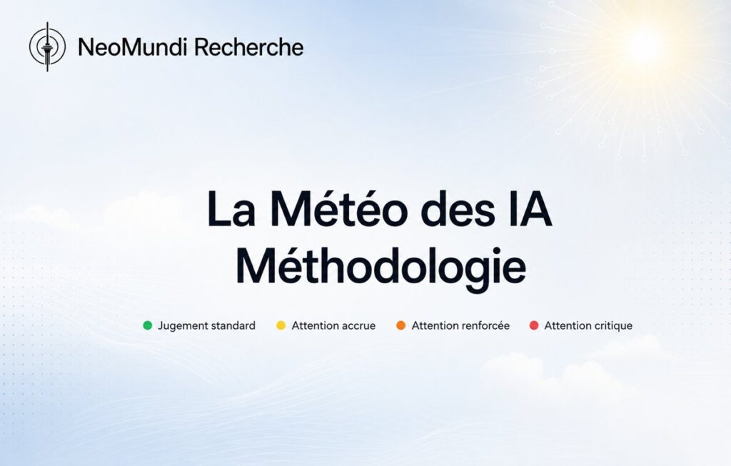La Météo des IA, méthodologie